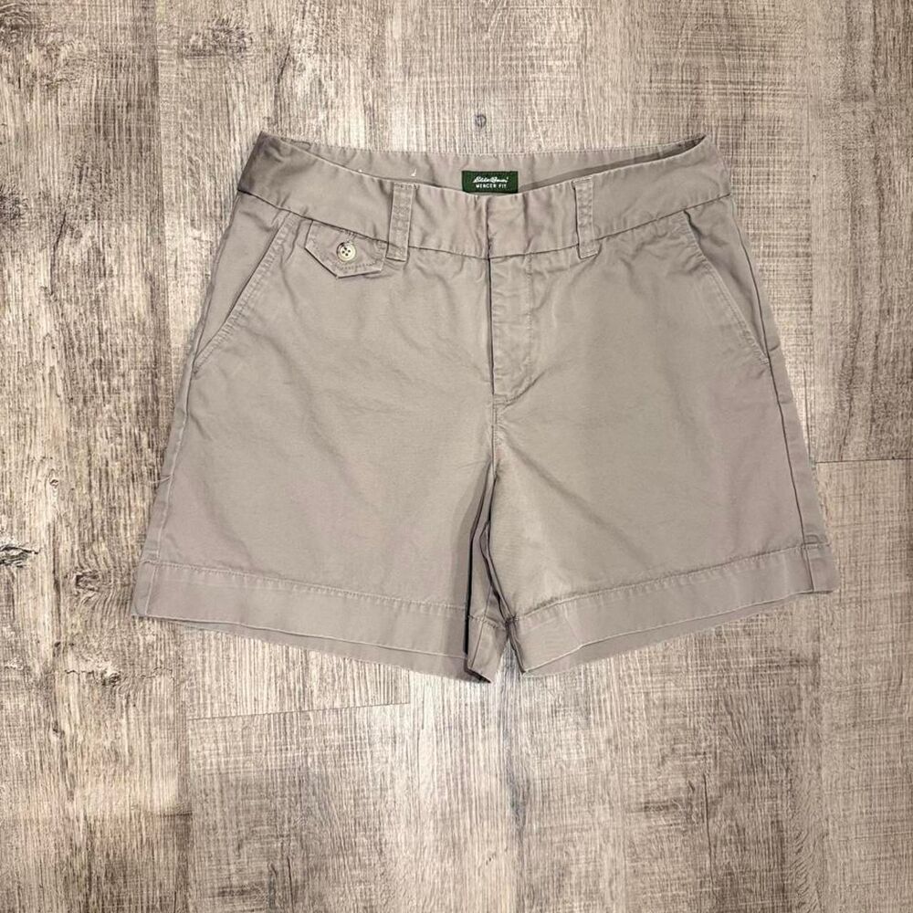Eddie-bauer Women's Grey and Tan Shorts